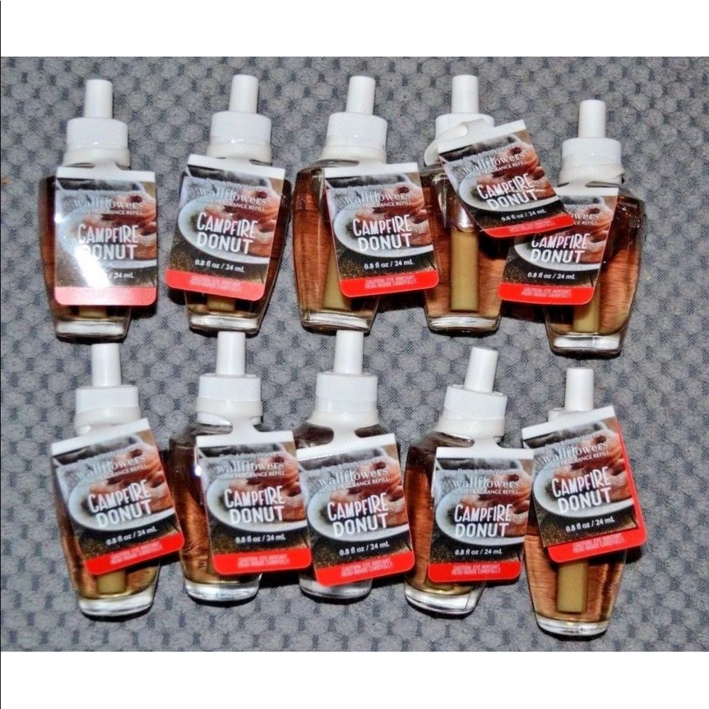 10 Bath & Body wallflower refill CAMPFIRE REFILL